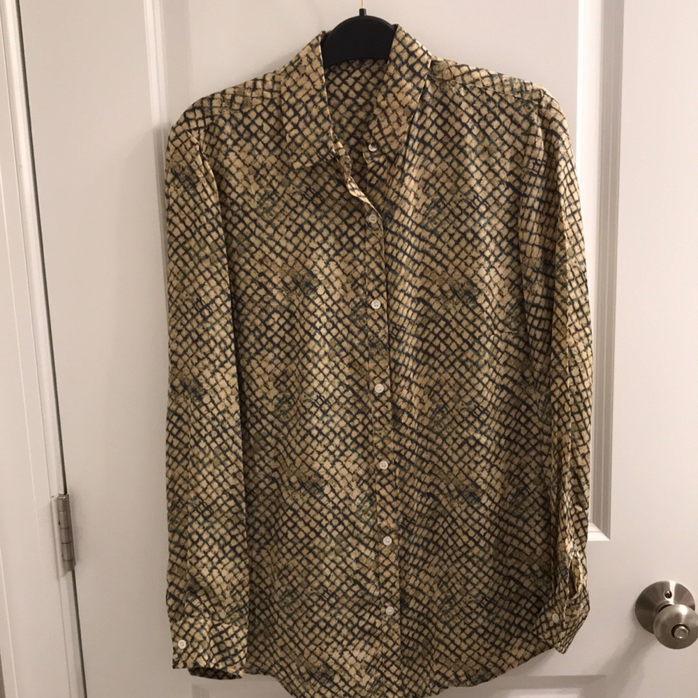 J. McLaughlin print shirt